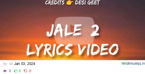 Jale 2(Lyrics Video) Sapna Choudhary, Aman Jaji, Shiva Choudhary #haryanvisong #jale2 #jale2lyrics pagalworld mp3 song download