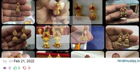 Bellow 4.grams lo daily wear jhumkas collections//new designs jhumkas//with weight-2022. pagalworld mp3 song download