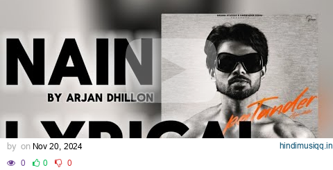 Nain (Lyrical Video) Arjan Dhillon | Patander Album | Nain Lyrics | Latest Punjabi Songs 2024 pagalworld mp3 song download