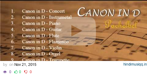 Canon in D's Versions - [Relax Music] | JUN pagalworld mp3 song download