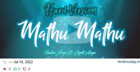 Mathu Mathu Remix Version | Inder Arya Jyoti Arya Latest Dj Kumaoni Song New Hard Remix 2022 pagalworld mp3 song download