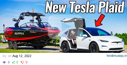 Tesla Plaid Breaks Towing Wake Boat pagalworld mp3 song download