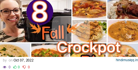 8 FALL CROCKPOT DINNERS | EASY SLOW COOKER MEALS | CROCKTOBER!!! pagalworld mp3 song download