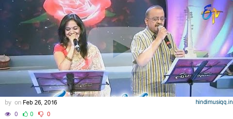 Kaastha Ninnu Song - SP.Balasubrahmanyam & Sunitha Performance in ETV Swarabhishekam - 15th Nov 2015 pagalworld mp3 song download