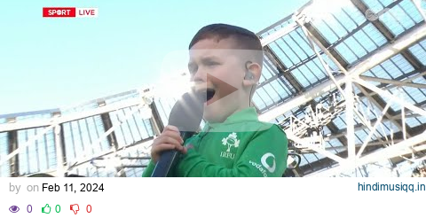 Stevie Mulrooney sings Ireland's Call at the Aviva! pagalworld mp3 song download