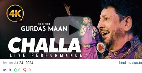 Gurdas Maan Challa | Hauli Hauli Chal Kudiye | Live performance pagalworld mp3 song download