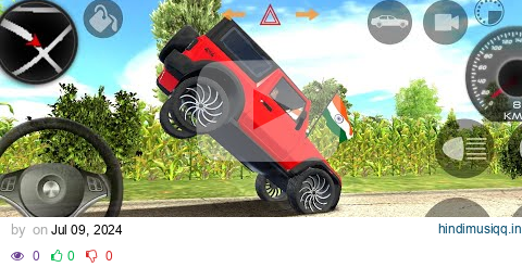 Dollar song modified Mahindra Red ♥️ Thar 😈|| Indian Cars Simulator 3D pagalworld mp3 song download