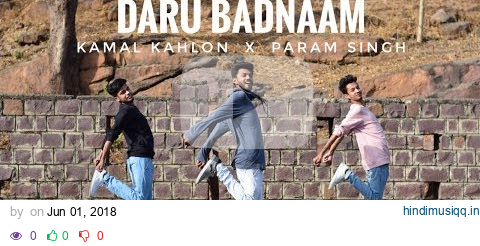 Daru Badnaam | Kamal Kahlon & Param Singh | Dance Cover by Shishir Diwakar pagalworld mp3 song download