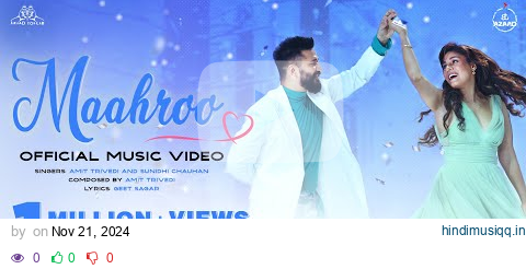 MAAHROO - Music Video | Amit Trivedi x Sunidhi Chauhan x Geet Sagar | Azaad Collab pagalworld mp3 song download