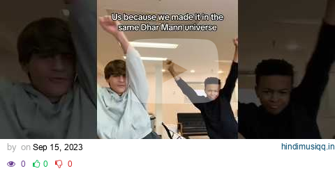 Us when we make it in the same universe! 😂 #dharmann #aydenmekus #shorts pagalworld mp3 song download