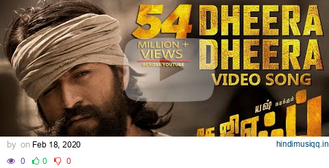 Dheera Dheera Full Video Song | KGF Tamil Movie | Yash | Prashanth Neel | Hombale Films |Ravi Basrur pagalworld mp3 song download