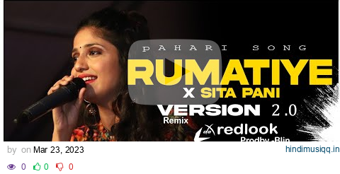 Rumatiye x Sita Pani Version 2.0 Remix || priyanka meher || Prodby- bLIN || Pahadi Lofi pagalworld mp3 song download