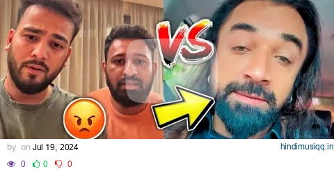 Rajat Dalal, ElvisH Yadav And Ajaz Khan Controversy.🤬 Elvis And Rajat Dalal Appeared Live Together🤯 pagalworld mp3 song download