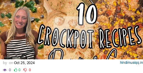 10 DUMP & GO CROCKPOT DINNERS | The Easiest Crockpot Recipes! pagalworld mp3 song download