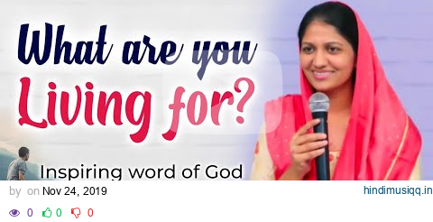 What are you living for? | Sis Blessie Wesly's English Live Worship | John Wesly Ministries pagalworld mp3 song download