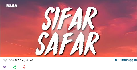 Sifar Safar - Karan Aujla (Lyrics/English Meaning) pagalworld mp3 song download