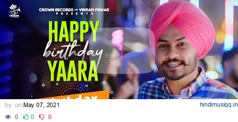 Happy Birthday Yaara | Himmat Sandhu | Punjabi Song 2021 | Punjabi Song | Birthday Anthem pagalworld mp3 song download