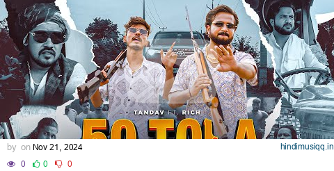 50 Tola (Official Video) | Tandav | Rich | Latest Haryanvi Songs 2024 | New Haryanvi Songs pagalworld mp3 song download