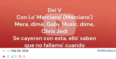 Chris Jedi, Gaby Music, Dei V, Anuel, Ozuna - BAD BOY (LETRA/LYRICS) pagalworld mp3 song download