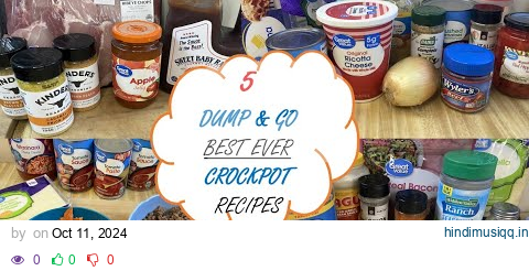 5 Dump & Go BEST EVER Crockpot FALL Recipes | EASY Slow Cooker Meals | CROCKTOBER Ideas pagalworld mp3 song download