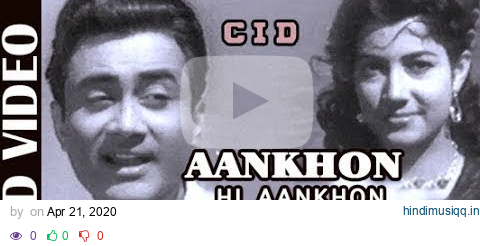 Ankhon Hi Ankhon Mein Ishara | CID (1956) HD | Dev Anand | Shakila | Classic Old Bollywood Song pagalworld mp3 song download