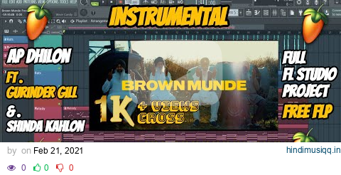 Brown Munde_Ap D,Gurinder G,& Shinda k_Song-[ Instrumental By MagicMusic ]_GMINXR_Type Beat_ FreeFLP pagalworld mp3 song download