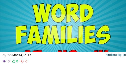 Workout With The Word Families 1 | Word Family Song | Jack Hartmann pagalworld mp3 song download