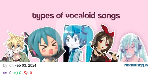 types of vocaloid songs pagalworld mp3 song download