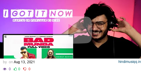 Bad Munda  Jass Manak Ft. Emiway Bantai (Full Video) Satti Dhillon | Deep Jandu | Reaction | Rtv Pr pagalworld mp3 song download