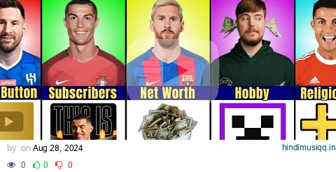 Comparison Ronaldo vs MrBeast vs Messi pagalworld mp3 song download