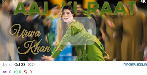 Aaj Ki Raat ,Urwa Khan Bollywood Song Dance Performance, SGStudio 2024 pagalworld mp3 song download