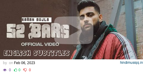 52 Bars | Karan Aujla | Ikky | Four You EP | English Lyrics pagalworld mp3 song download