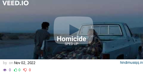 Homicide (SPED UP/NIGHTCORE) | Sidhu Moose Wala FT. Big Boi Deep & Sunny Malton | COLD HEART pagalworld mp3 song download