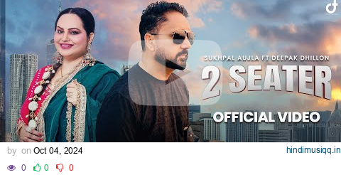 Two Seaters (Official Video) Sukhpal Aujla Ft Deepak Dhillon | Latest Punjabi Song | Thandi Records pagalworld mp3 song download