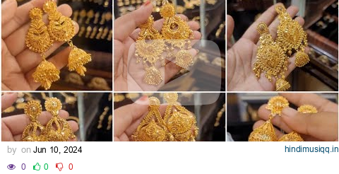 Latest Gold Earrings Design with Weight and Price ll Sone ka Earrings Designs ll Gold Jhumka Design pagalworld mp3 song download