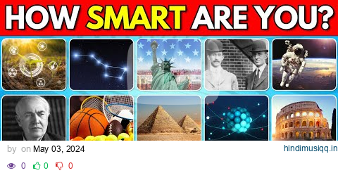 How Smart Are You? 😏 | 50 General Knowledge Questions Quiz 🤓 pagalworld mp3 song download