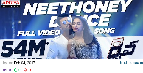 Neethoney Dance Full Video Song | Dhruva Full Video Songs | Ram Charan,Rakul Preet | HipHopTamizha pagalworld mp3 song download