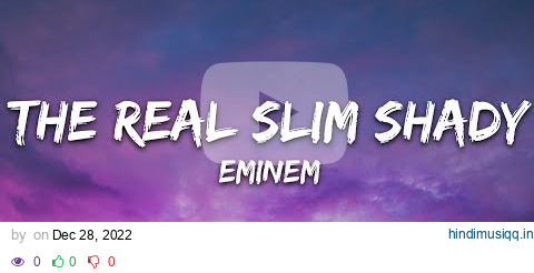 Eminem - The Real Slim Shady (Lyrics) pagalworld mp3 song download