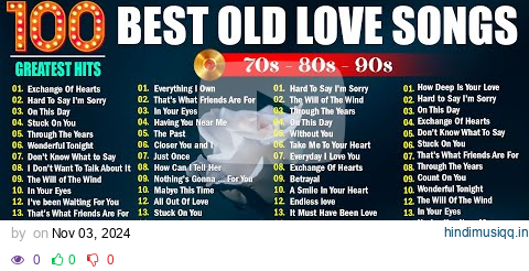 Romantic Songs 70's 80's 90's - Beautiful Love Songs of the 70s, 80s, 90s Love Songs Forever New pagalworld mp3 song download