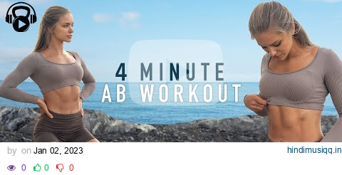 4 MINUTE |  AB WORKOUT | No equipment, Home Core Workout (w/ Valerie) pagalworld mp3 song download