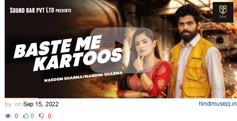 Baste Me Kartoos II 4KTeaser II Masoom Sharma I Nandani Sharma I Meenakshi Rana pagalworld mp3 song download