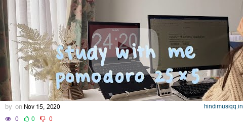 study with me with lofi music | Pomodoro (25 min study x 5 min rest) pagalworld mp3 song download