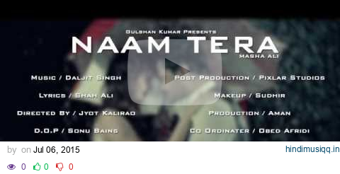 MASHA ALI NAAM TERA (Song Teaser) | Releasing 9 July 2015 pagalworld mp3 song download