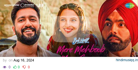 Mere Mehboob Mere Sanam -Lyrical | Bad Newz | Vicky, Triptii, Ammy | Anu, Lijo-DJ Chetas, Udit, Alka pagalworld mp3 song download