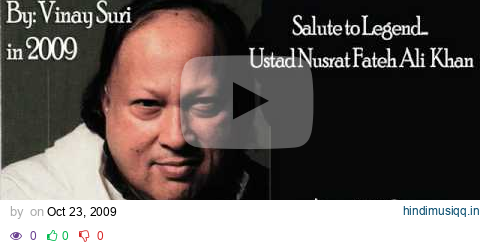 Ho Jave Je Pyaar - Ustad Nusrat Fateh Ali Khan pagalworld mp3 song download