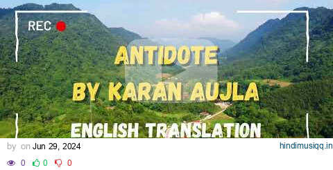 ANTIDOTE   Karan Aujla   Four Me   English Translation Meaning and Lyrics pagalworld mp3 song download