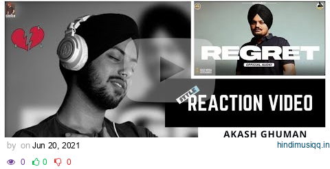 Reaction on Regret (Official Audio) Sidhu Moose Wala pagalworld mp3 song download