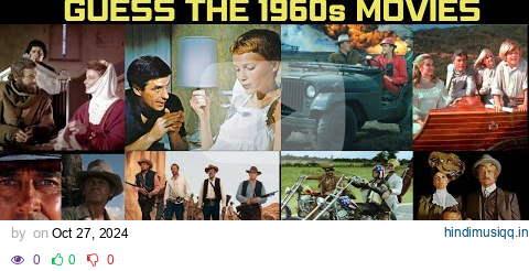 Guess the movie by the image - Can you guess all 20 #1960smovie - (Trivia Quiz Part 3) pagalworld mp3 song download