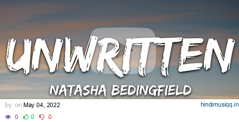 Natasha Bedingfield - Unwritten (Lyrics) pagalworld mp3 song download