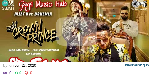 CROWN PRINCE (8D AUDIO Full song) Jazzy B feat. Bohemia | Harj Nagra | Latest Punjabi Song pagalworld mp3 song download